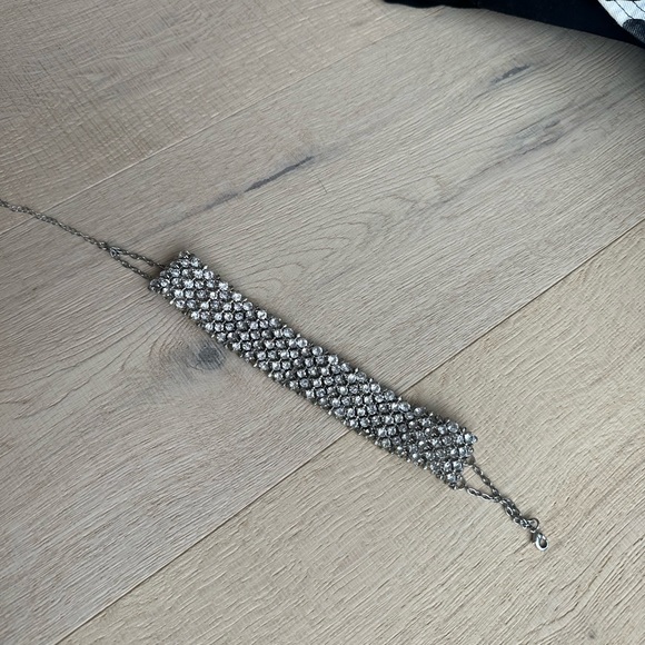 Diamond choker necklace - Picture 2 of 6